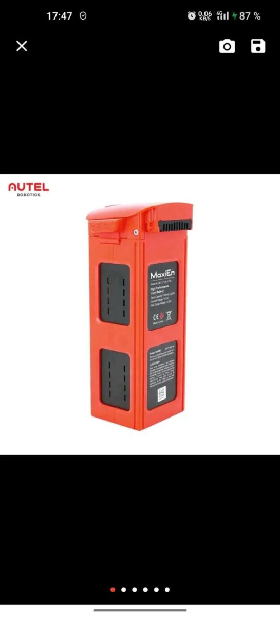 New Autel Evo2 Pro Battery and Propeller Guard. - Image 1