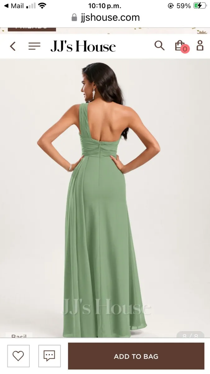 2 Bridesmaids Dresses SAGE & Flowergirl dress - Image 4