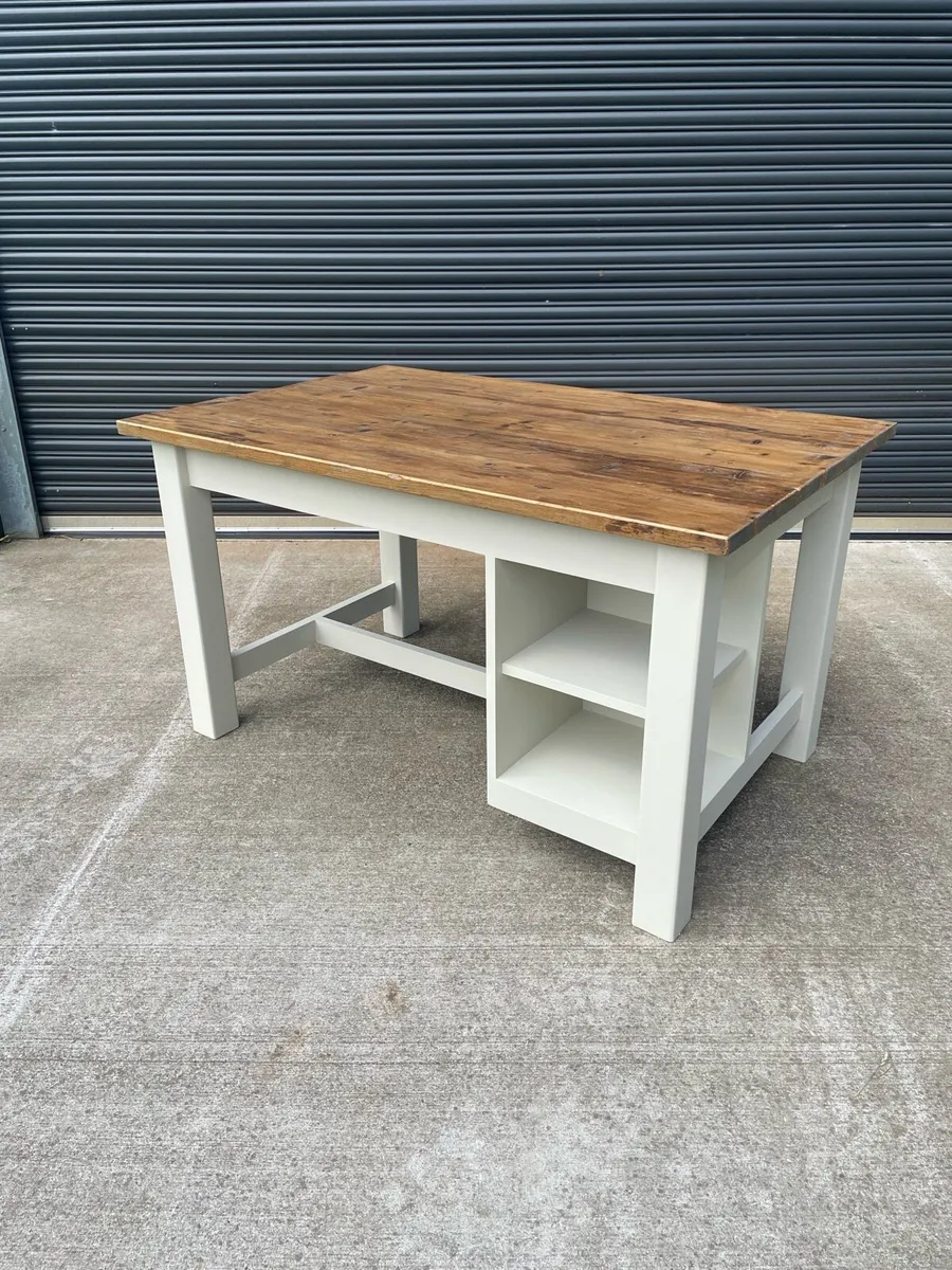 Handmade farmhouse kitchen island - Image 1