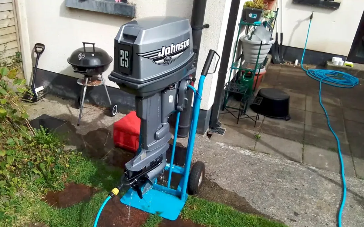 25hp el.start  Johnson SHORT shaft - Image 3