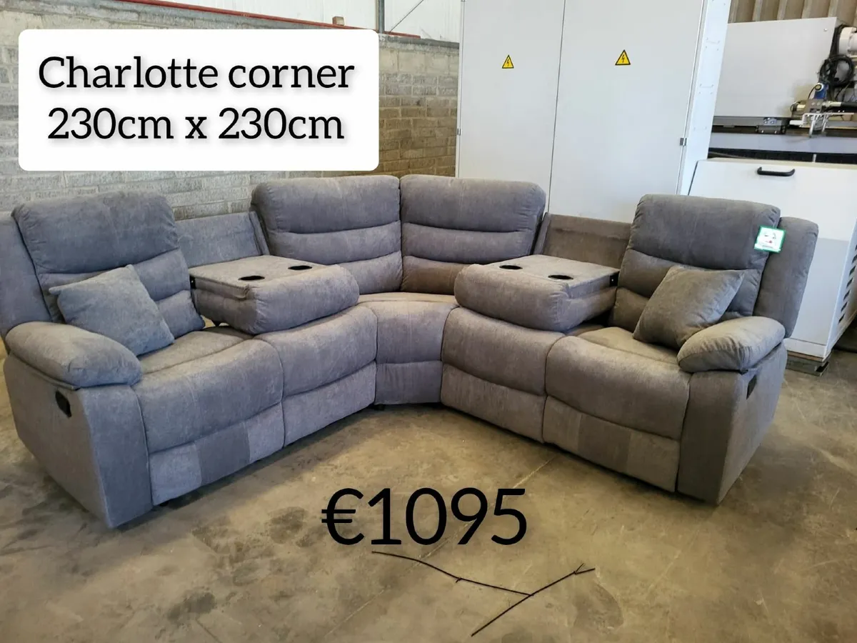 Fully Reclining Charlotte Corner Living Room Sofas for sale in Co