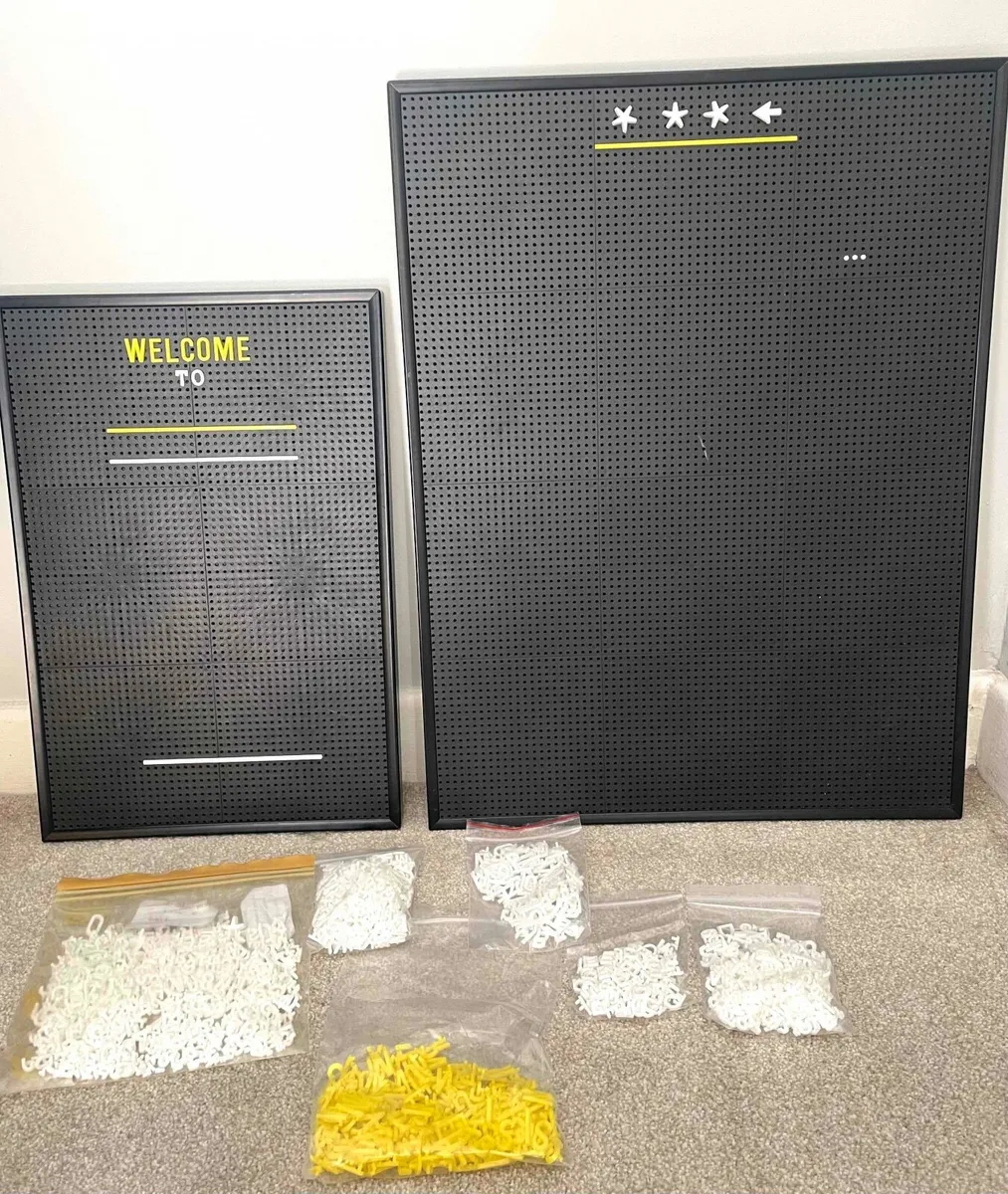 'Announce' Peg Letter Board and letter set - Image 3