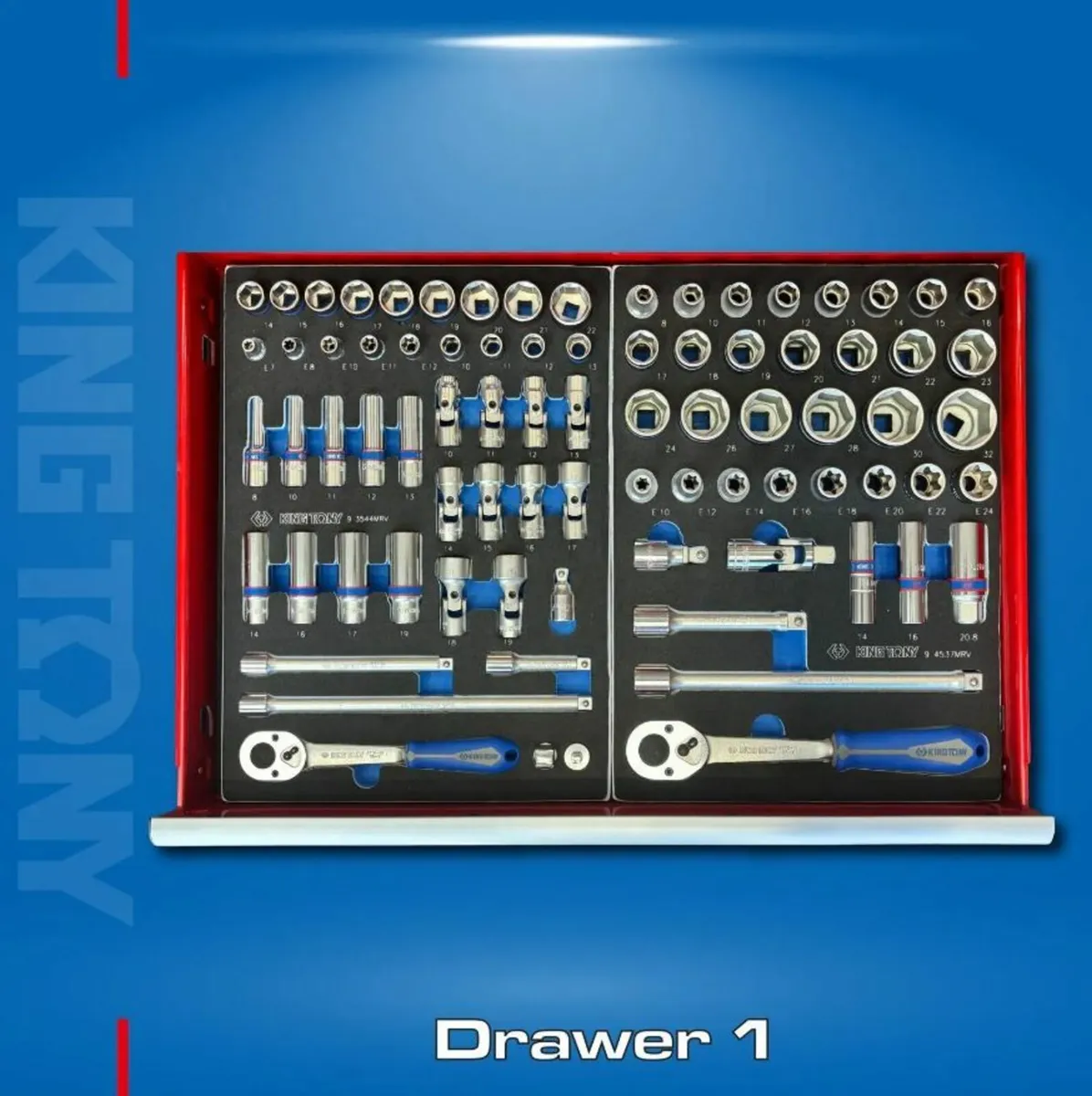 King Tony 286 Piece Tool Chest Kit With Tools - Image 2
