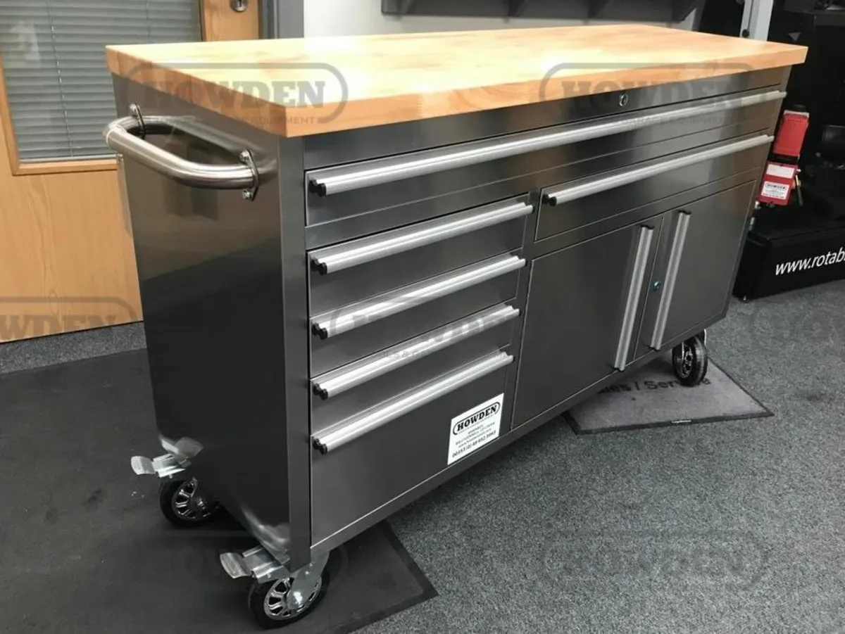 Stainless Steel 60" Toolchest Rolling Workbench - Image 3
