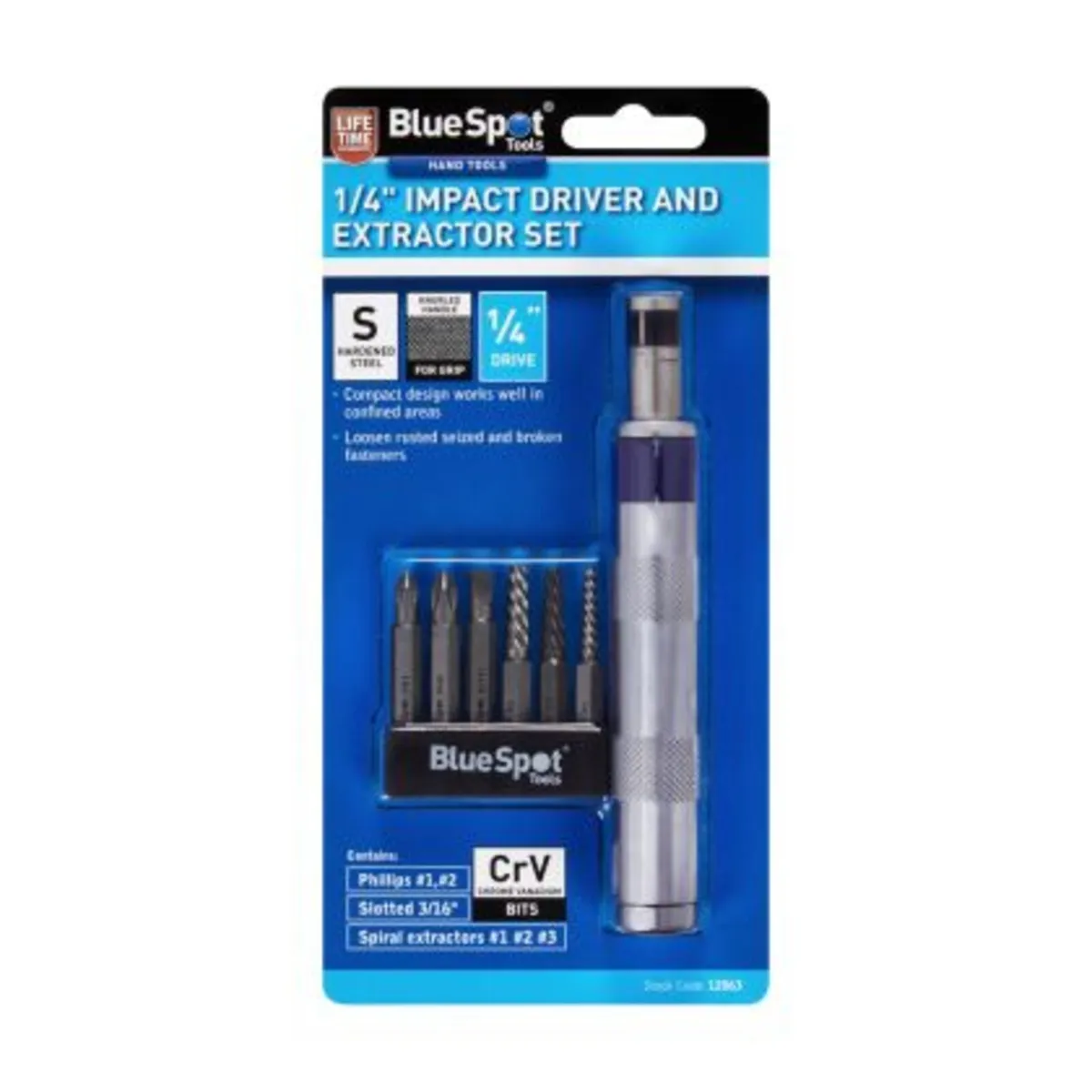 Blue Spot Tools Impact Driver And Extractor Set - Image 1