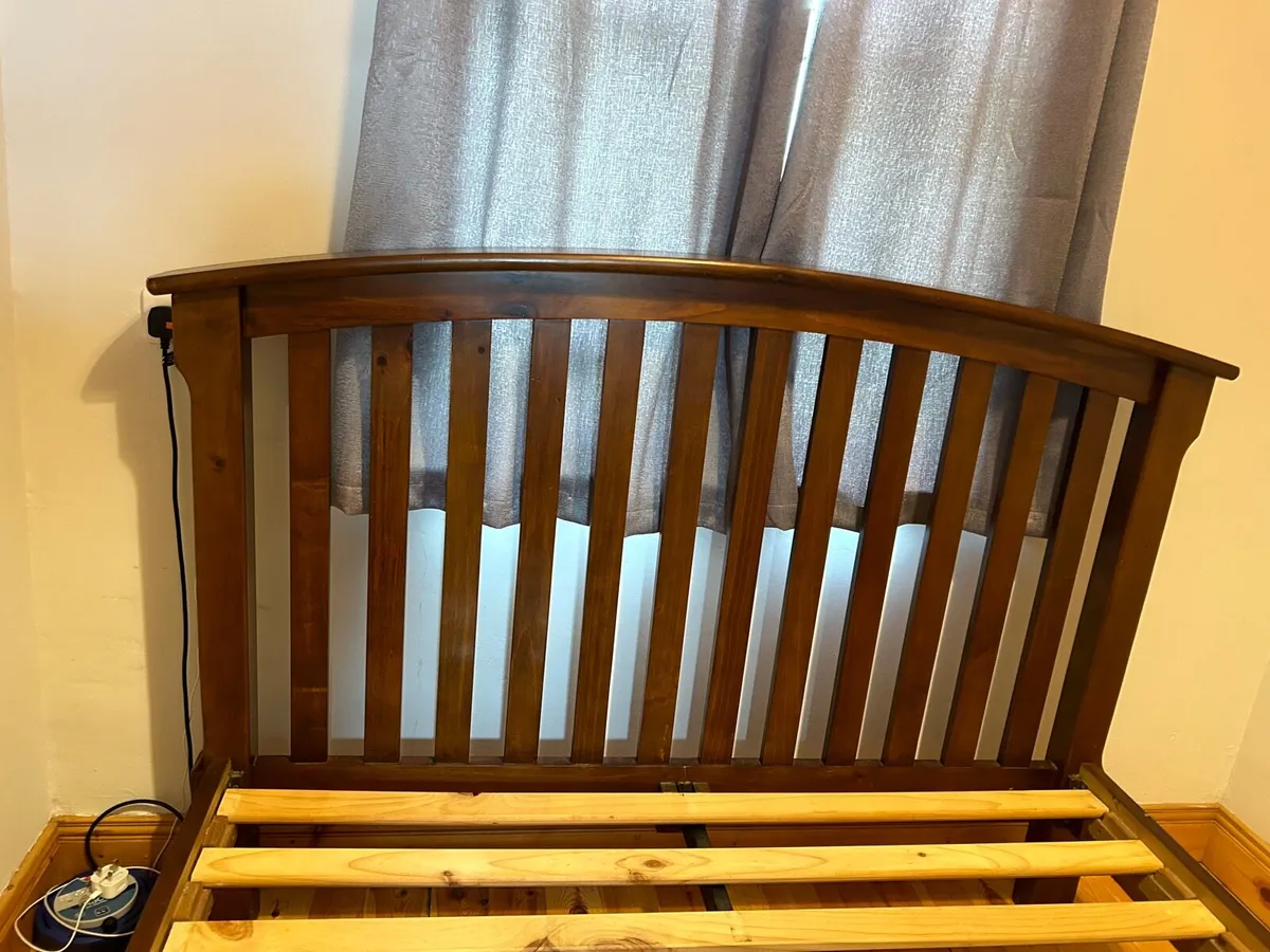 Solid Wooden King Size Bed Frame for sale in Co. Kilkenny for €200 on