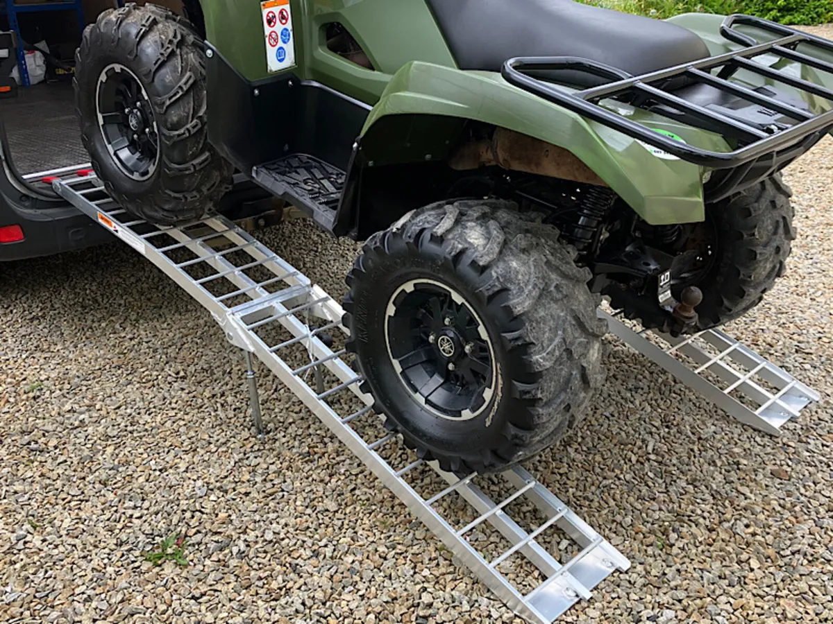 221cm 1000kg  Aluminium Quad/Atv Ramps - Image 4