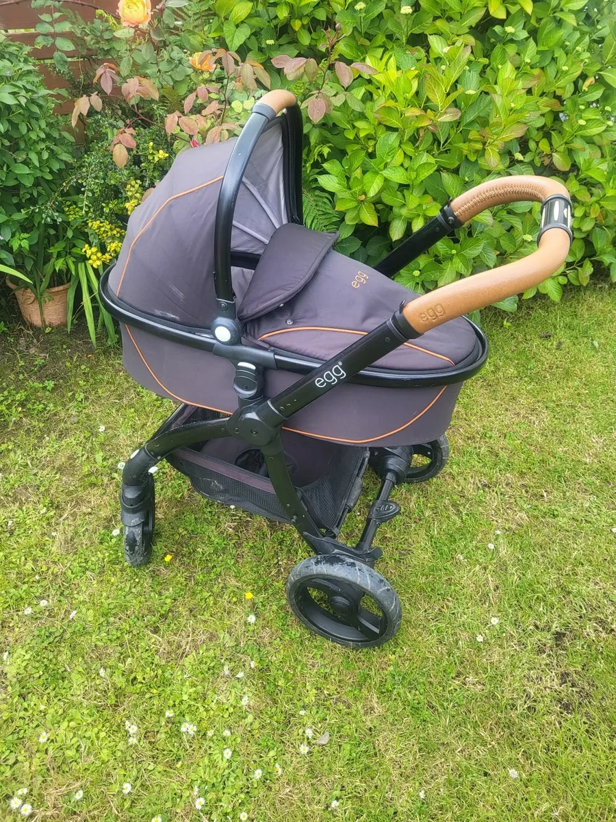 Egg pram espresso black best sale