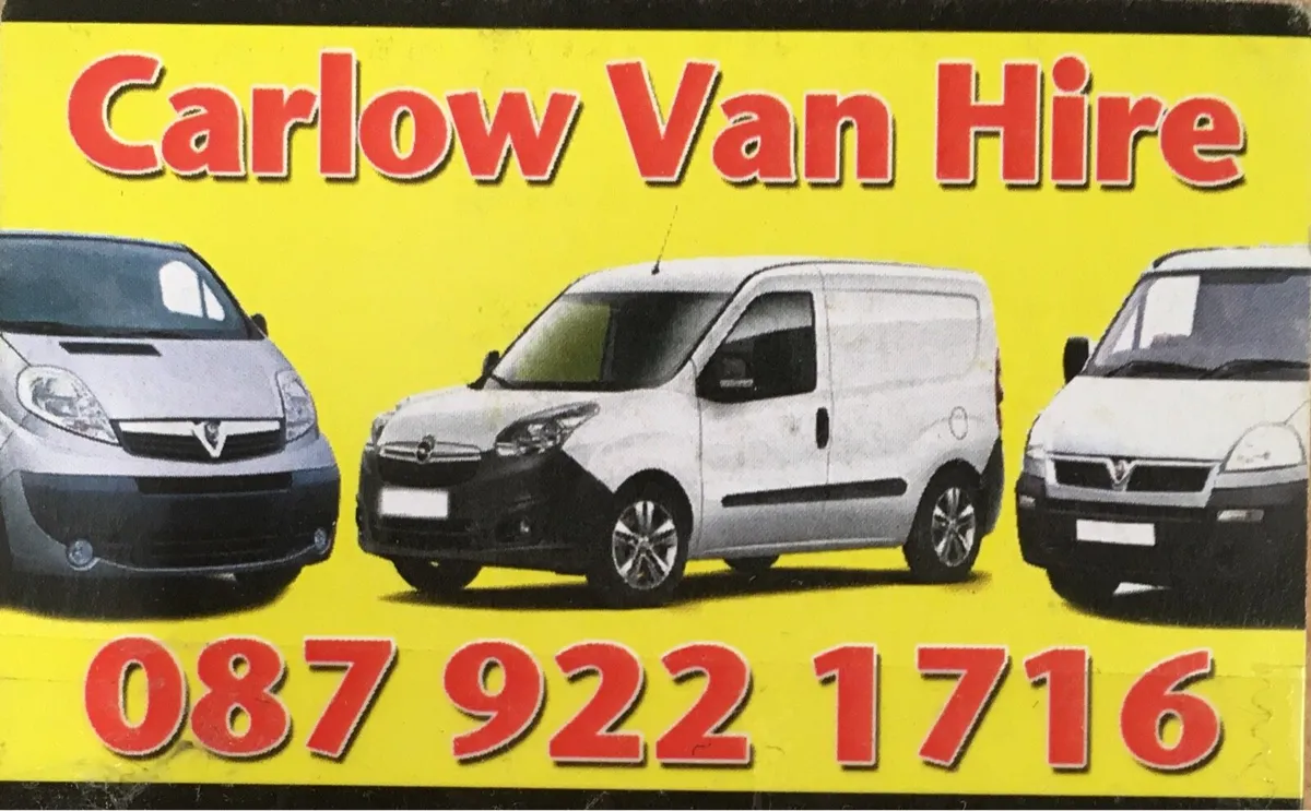 Van Hire - Image 1