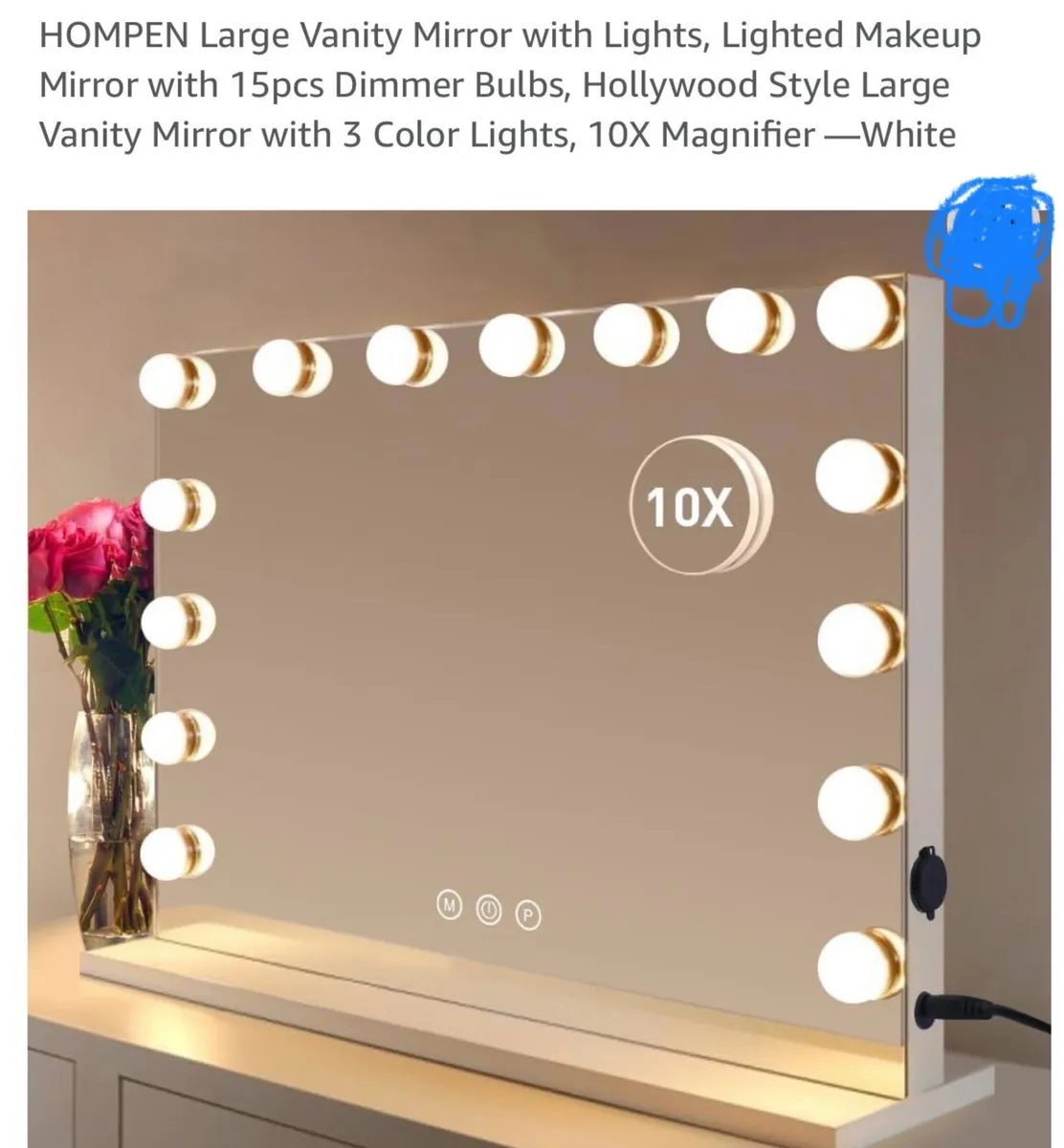 Large vanity mirror - Image 1
