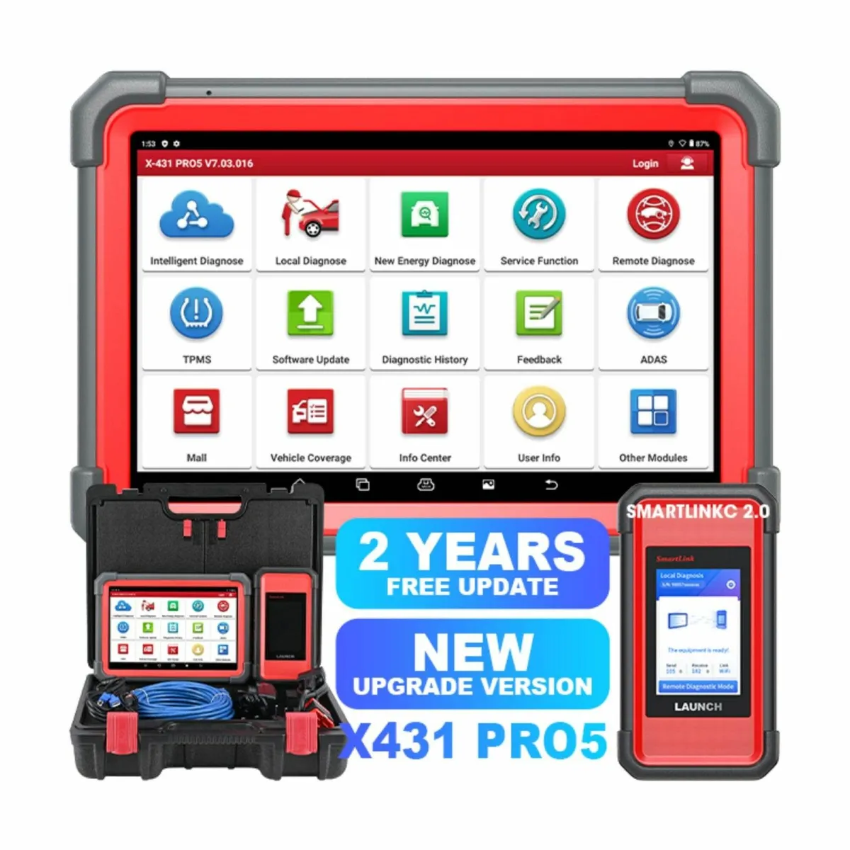 Launch X431 PRO5 SmartLink 2.0 Diagnostics - Image 2