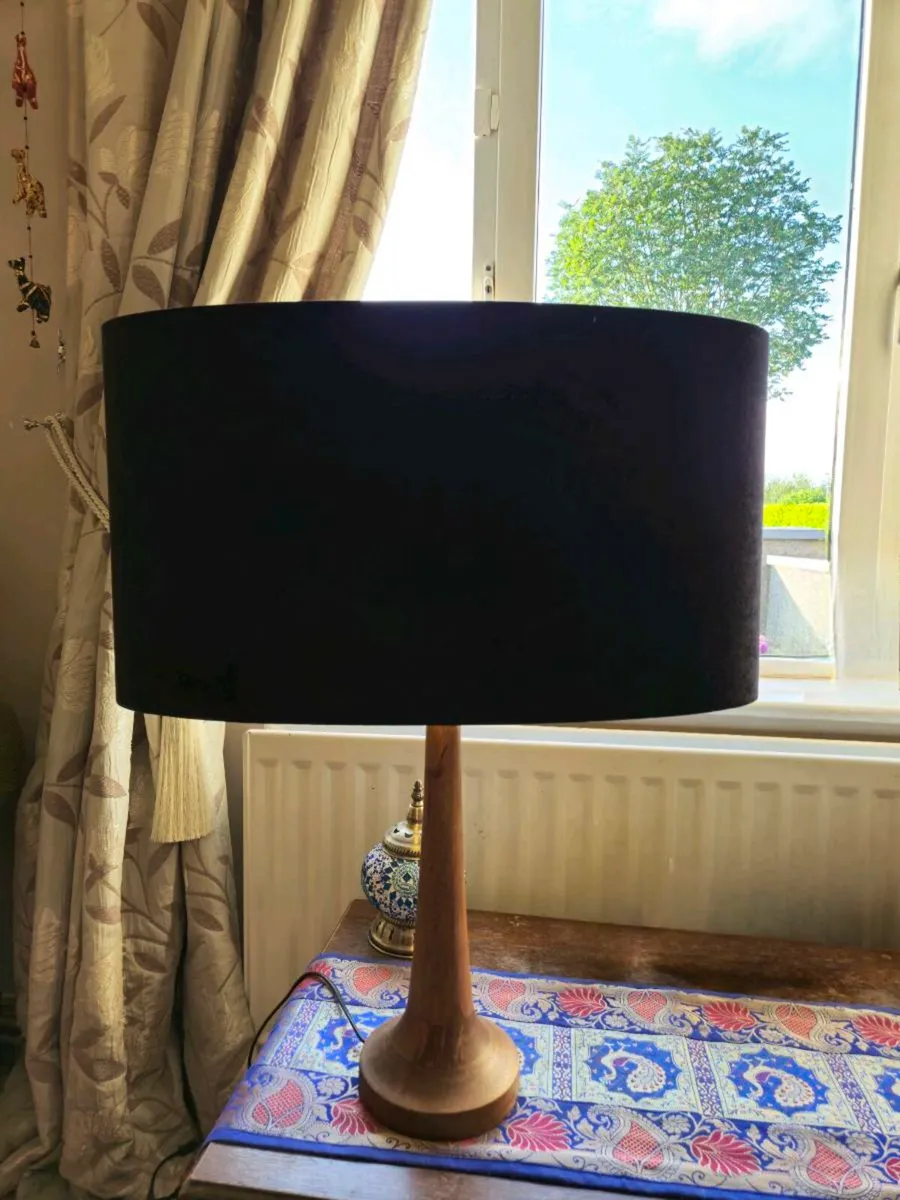 Wooden lamp - Image 1