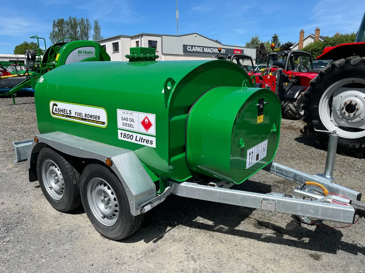 Cashels 1800L Fuel Bowser