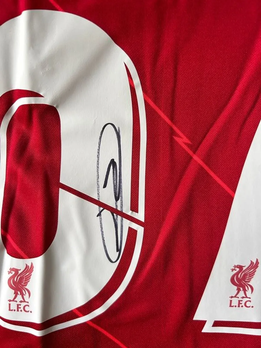 Harvey Elliott signed Liverpool jersey - Image 2