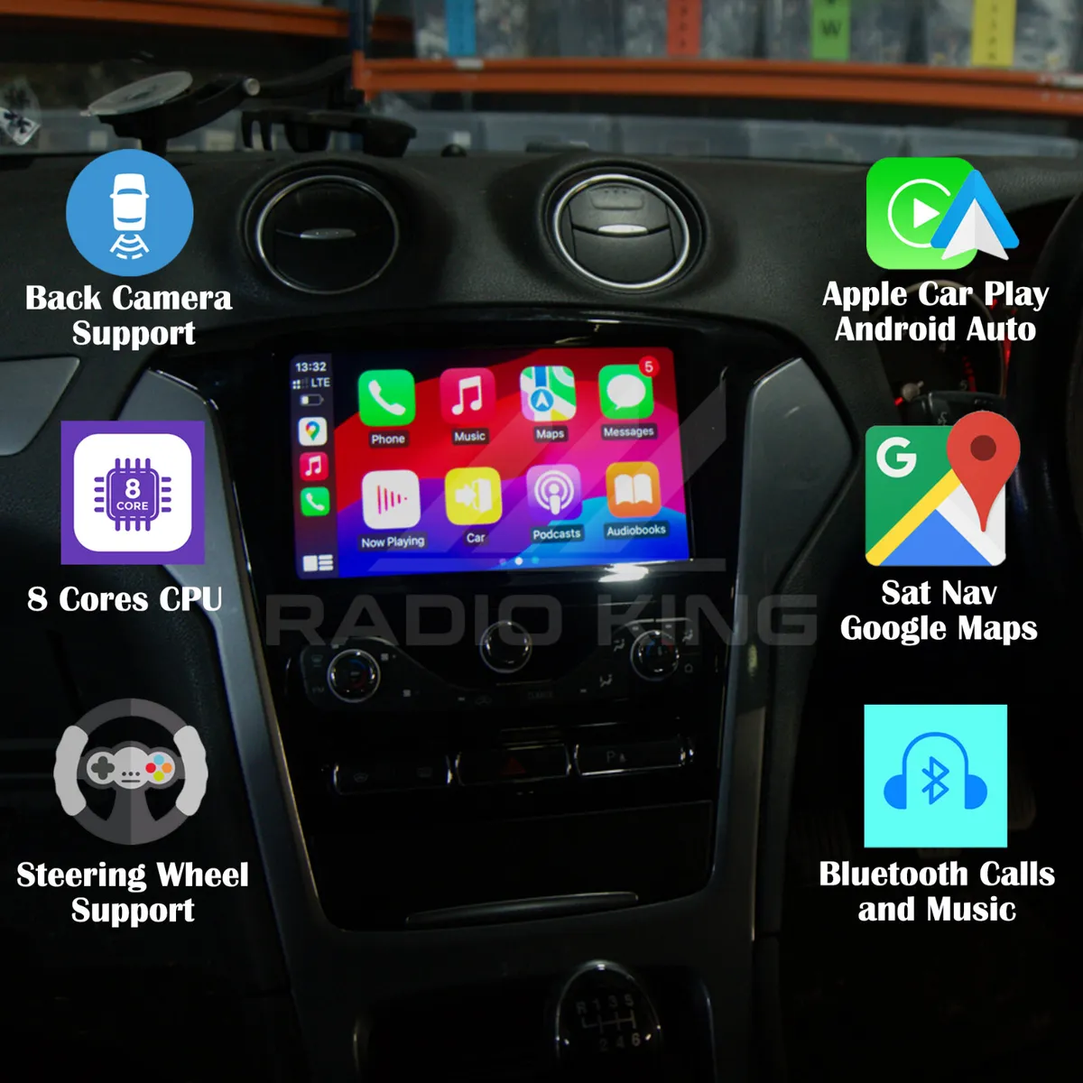 PREMIUM CARPLAY FORD MONDEO ANDROID AUTO RADIO - Image 1