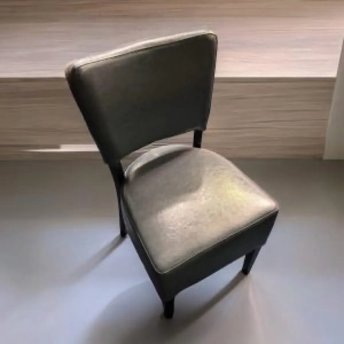 10% OFF New Classic Dining Chair - Grey  Faux - Image 2