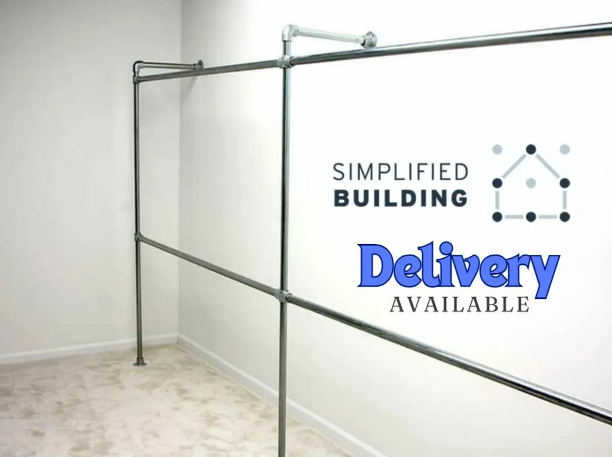 Customised Steel Clothes Rails - Easily Installed - Image 1