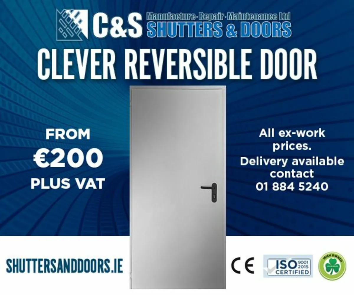 steel doors reduced for October only - Image 2