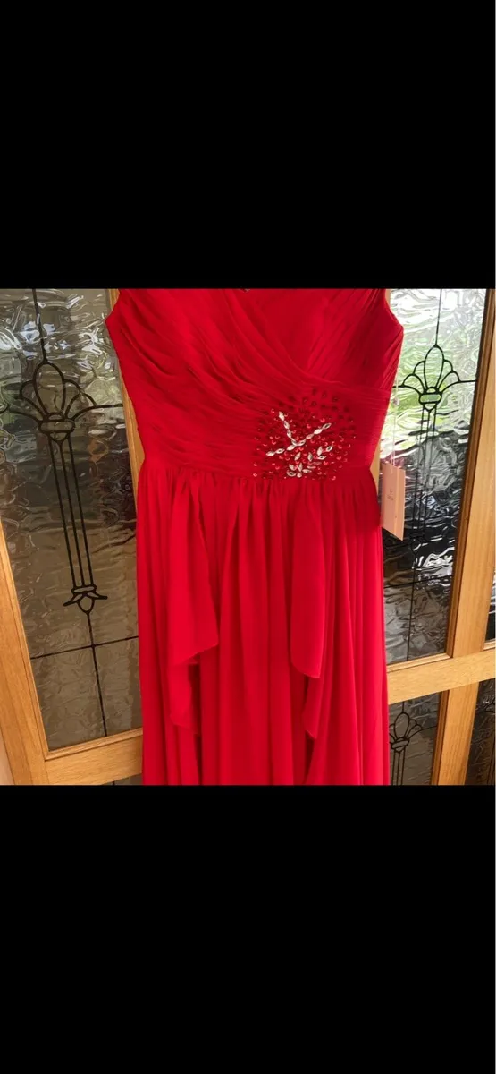 Fulllength Red Debs/Graduation Dress for sale in Co. Cork for €220 on
