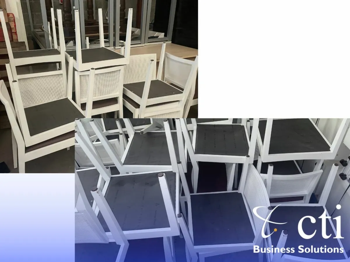 40 X Andreu World Canteen Chairs - Image 3