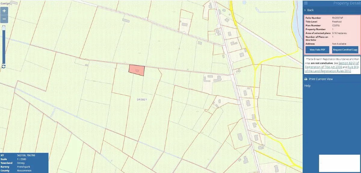 Derelict House on 6.5 acres for Sale in Loughglynn - Image 3