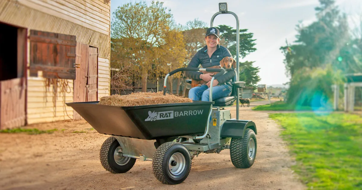 Rat Barrow Motorised Wheelbarrow - Image 1