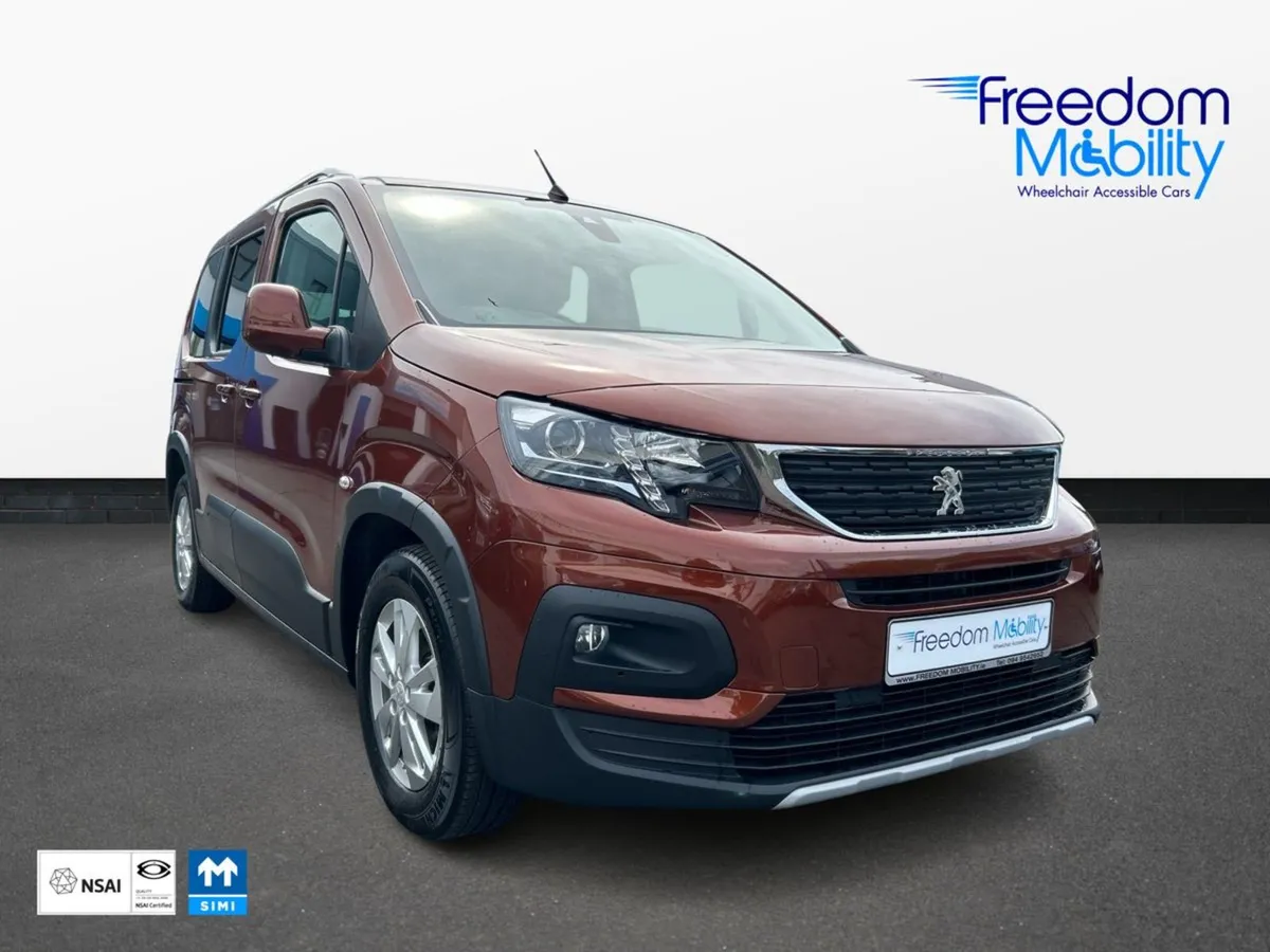 Peugeot Rifter Wheelchair Accessible. 4 Seats Plu - Image 1