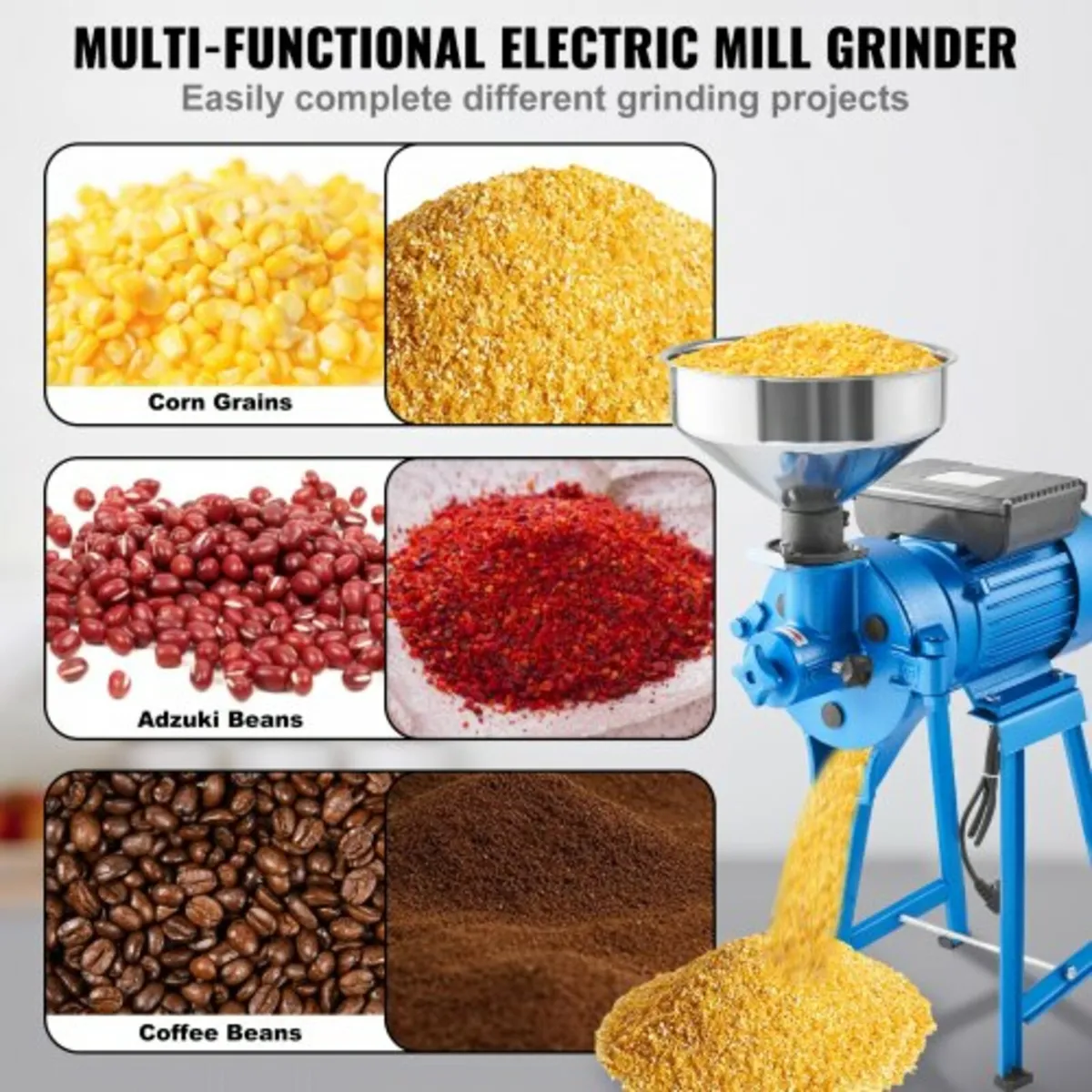 Electric Grain Mill Grinder, 1500W Spice Grinders, for sale in Co
