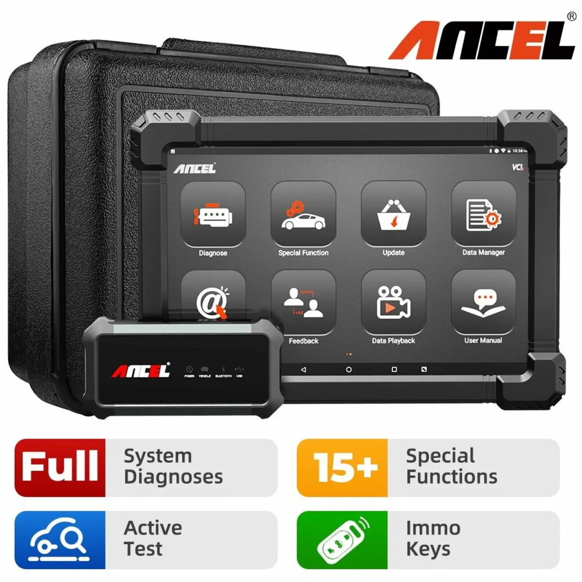 Ancel X7 HD Professional Heavy Duty Truck Scanner - Image 3