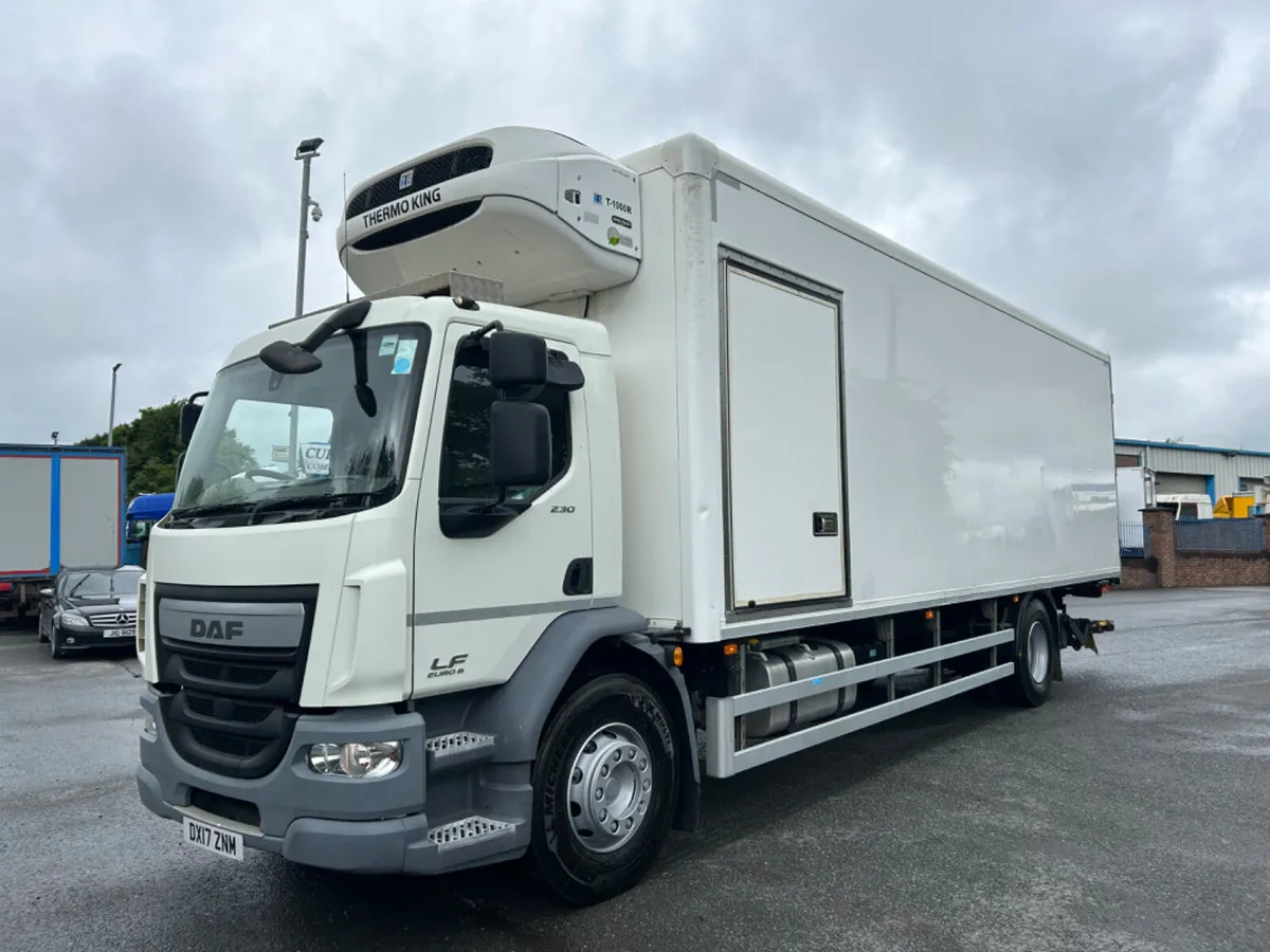 2017 Daf lf230 18 ton multi temp fridge tail lift - Image 1