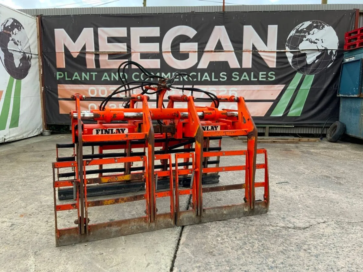 FINLAY HYDRAULIC BLOCK GRAB......4 BALE. - Image 1