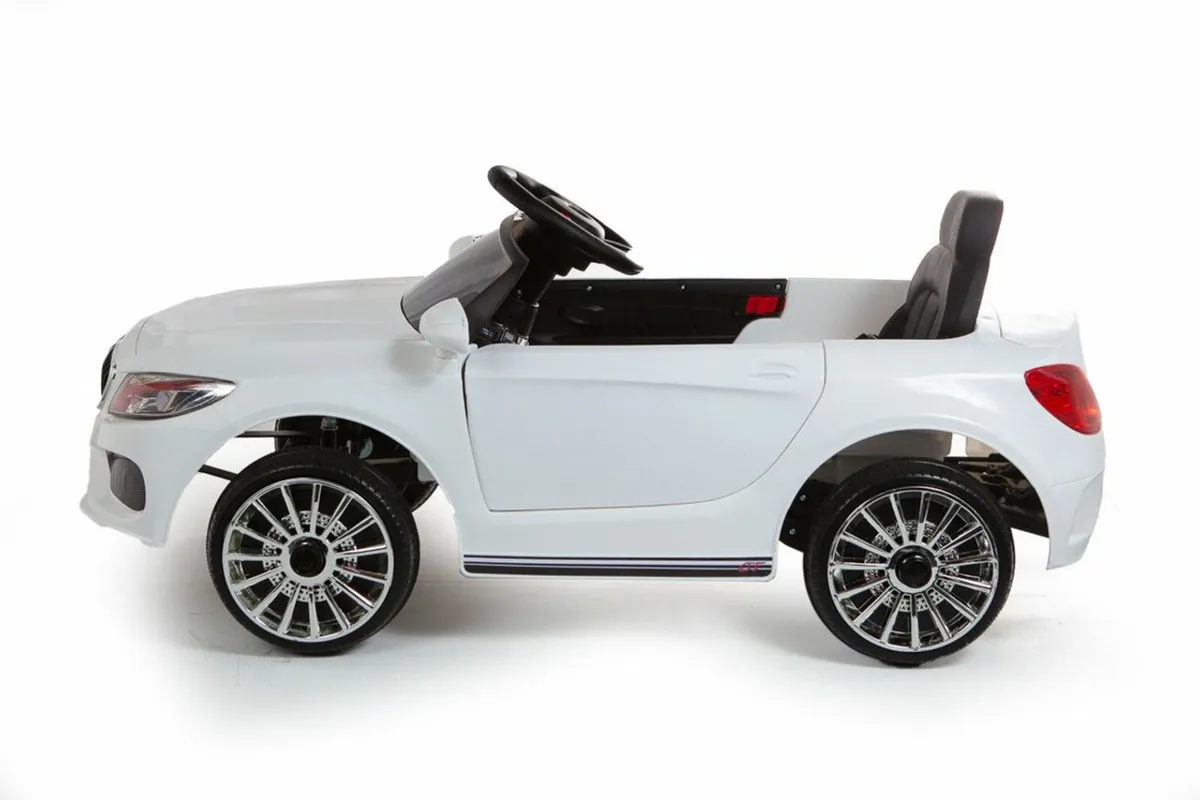 BMW Style Coupe 12V Electric Ride On Car White - Image 2