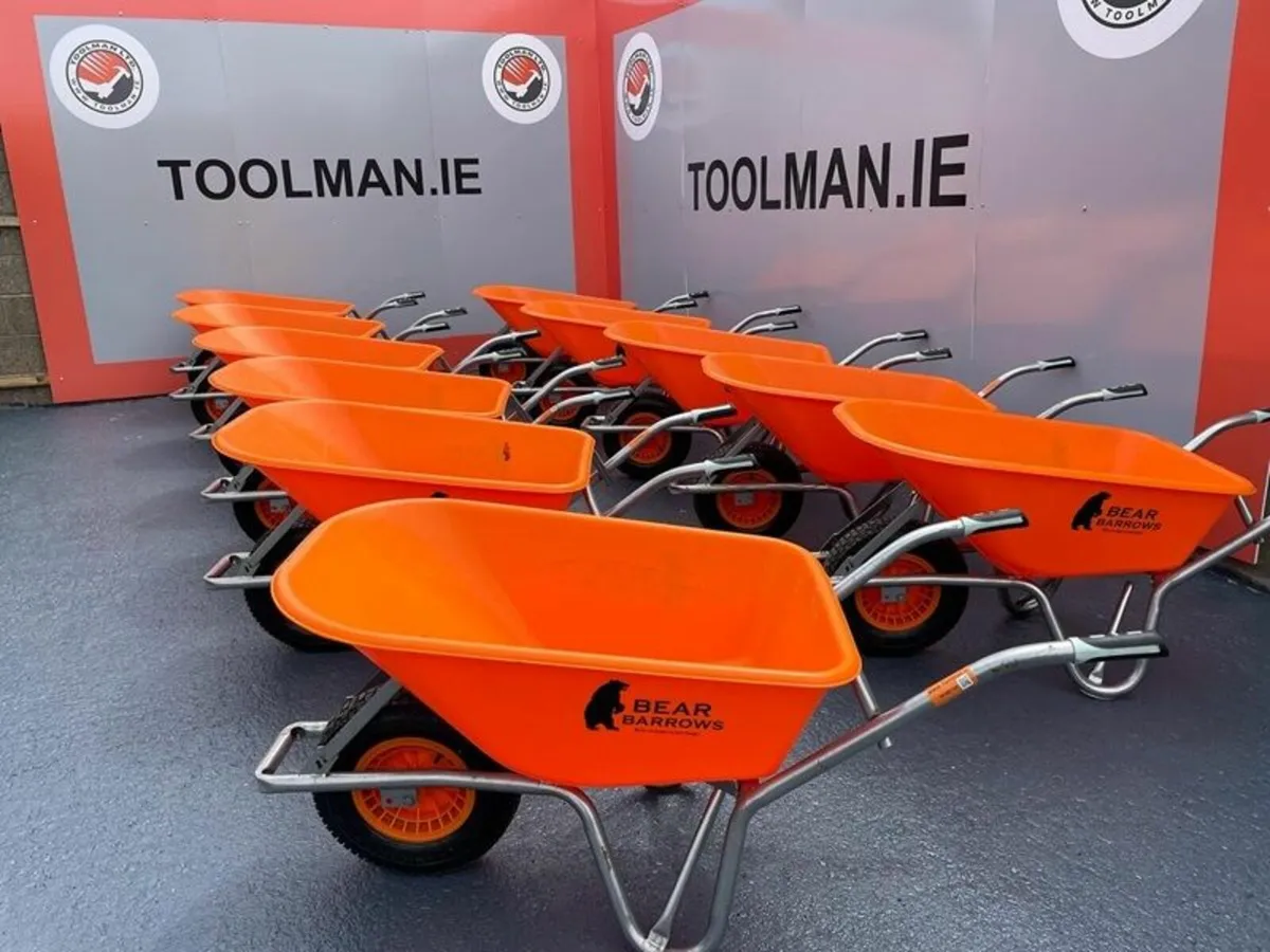 Bear Orange Heavy Duty Wheelbarrows !!! - Image 1