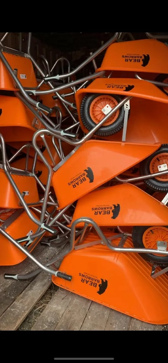 Bear Orange Heavy Duty Wheelbarrows !!! - Image 4