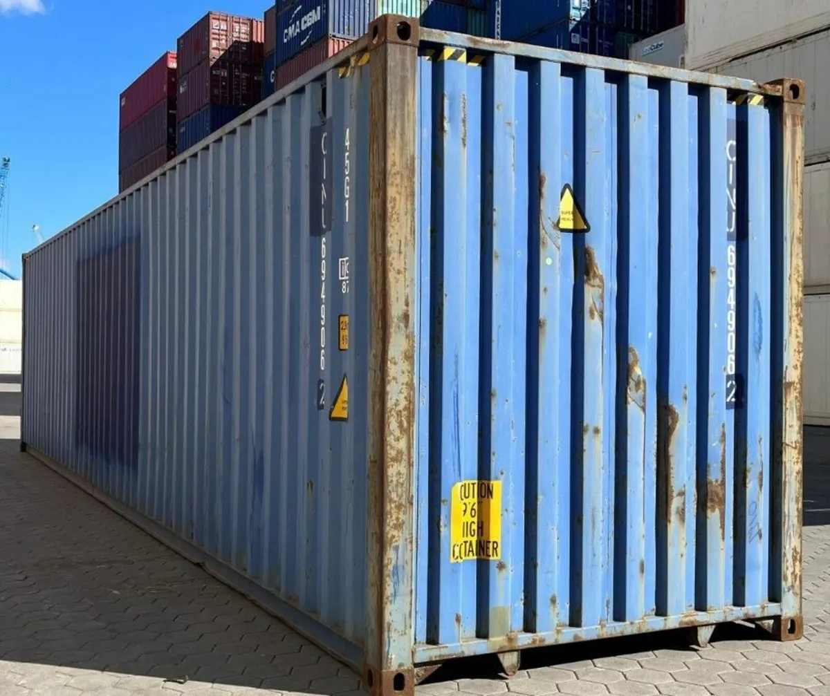 Used 40ft High cube Shipping containers - Image 1