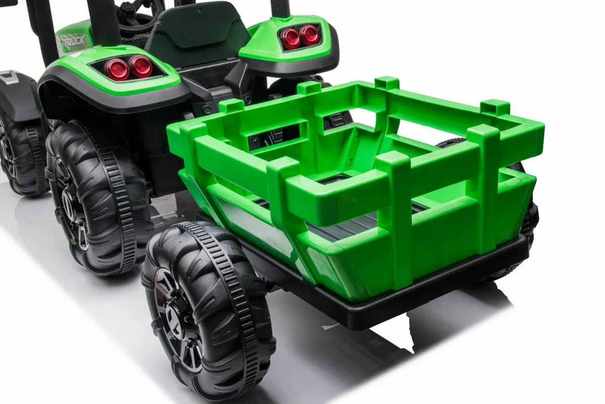 AgriPow 24V Electric Ride On Tractor with Trailer - Image 3