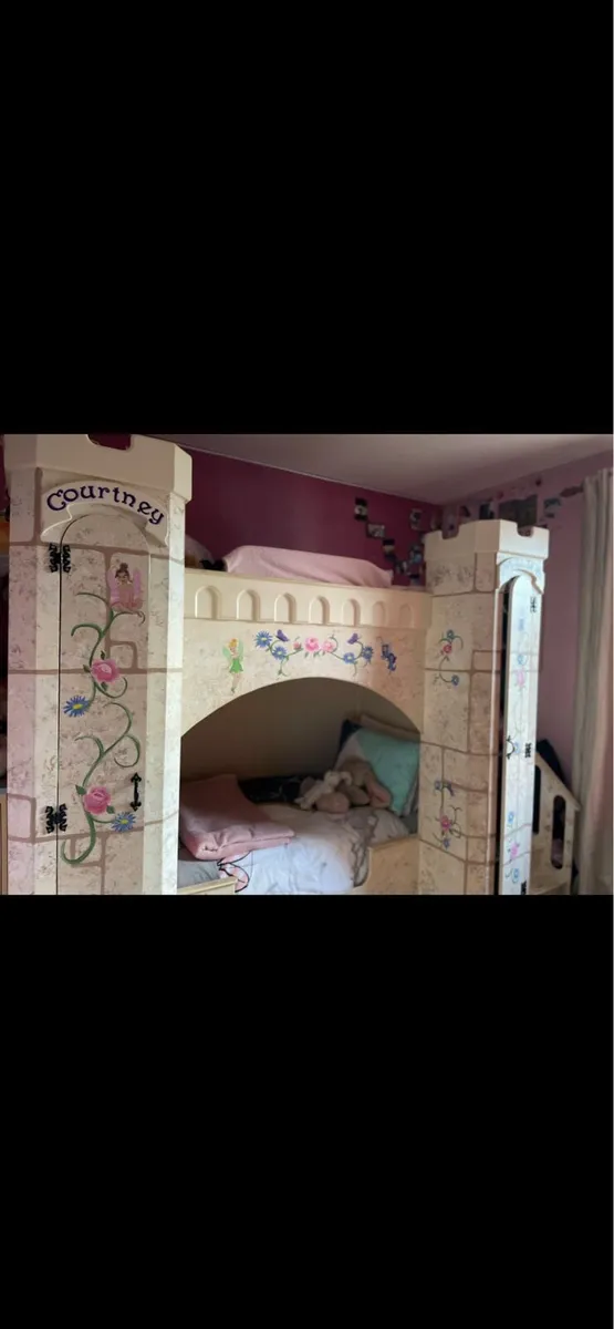 Princess/fairy bunk beds for sale in Co. Cork for €350 on DoneDeal