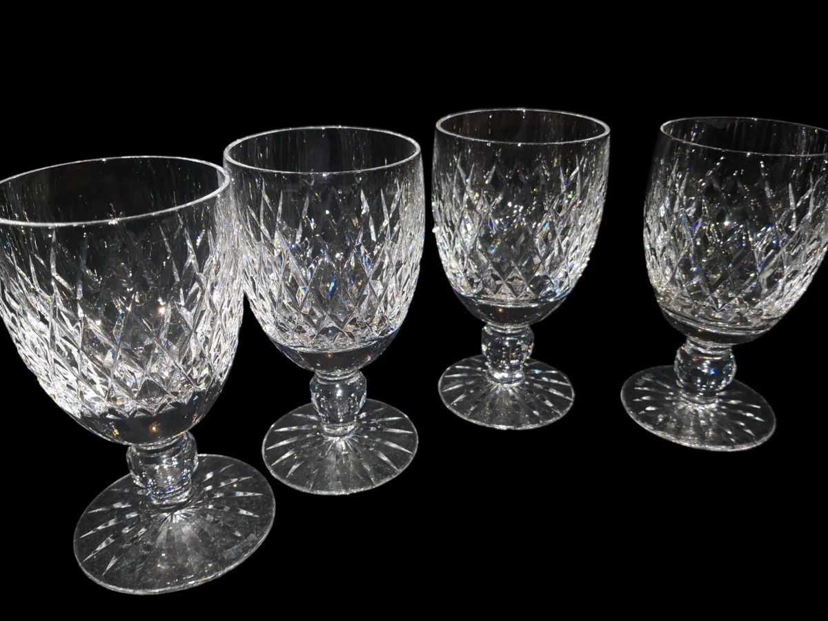 6 Waterford crystal Boyne sherry glasses - Image 3