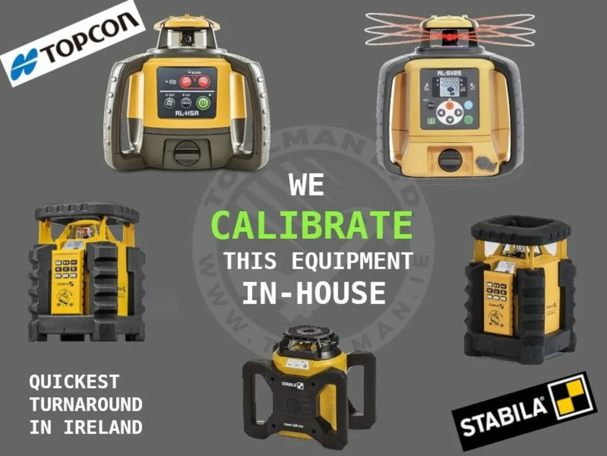 Laser Level Calibrations, quick turnaround toolman - Image 2