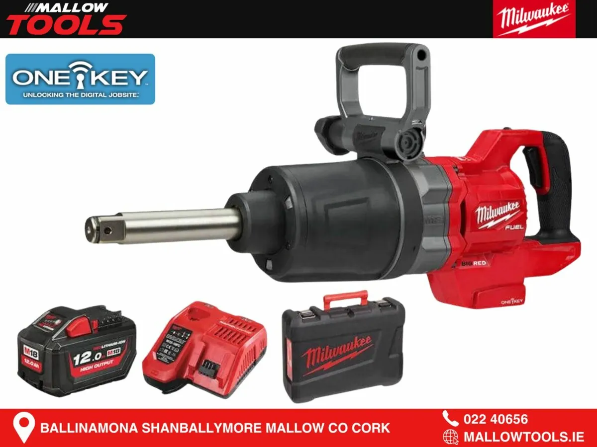 MILWAUKEE 1" DRIVE D HANDLE IMPACT WRENCH(1X12AH) - Image 1