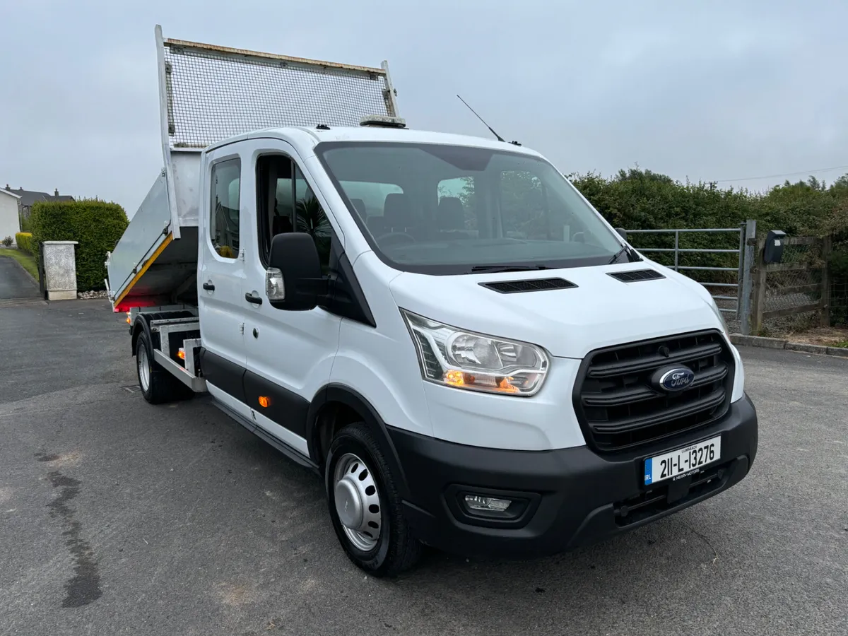 2021 211 Ford Transit Tipper 7 Seat Crewcab - Image 1