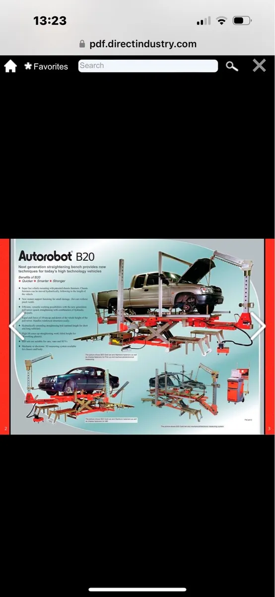 AUTOROBOT DRIVE ON JEEP/CAR REPAIR BENCH B20 - Image 2