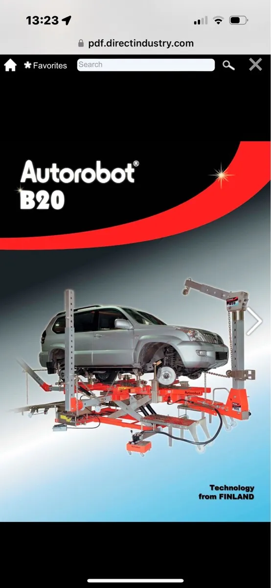 AUTOROBOT DRIVE ON JEEP/CAR REPAIR BENCH B20 - Image 3