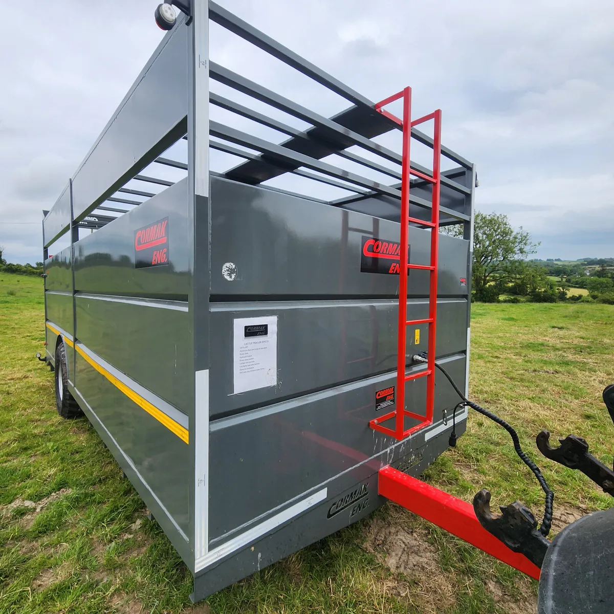 Brand New Cormak Cattle trailer - Image 3