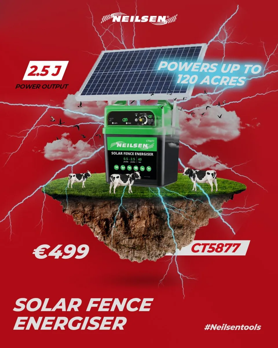 120 Acre Solar Electric Fencer - Image 1