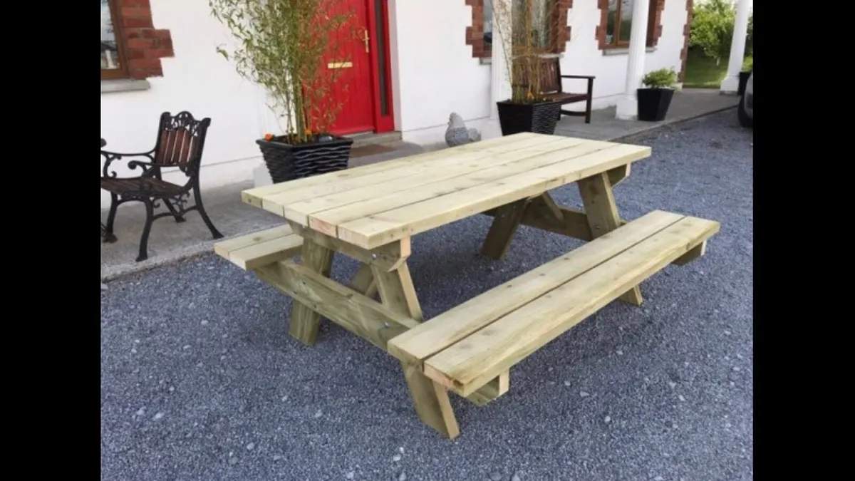 6ft HEAVY DUTY Picnic Tables - Image 2