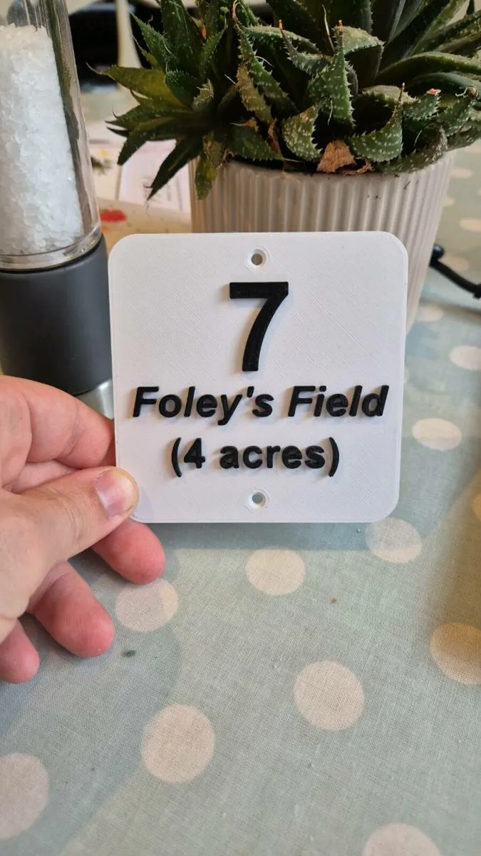 Paddock Numbers & Custom Field Name Signs - Image 4