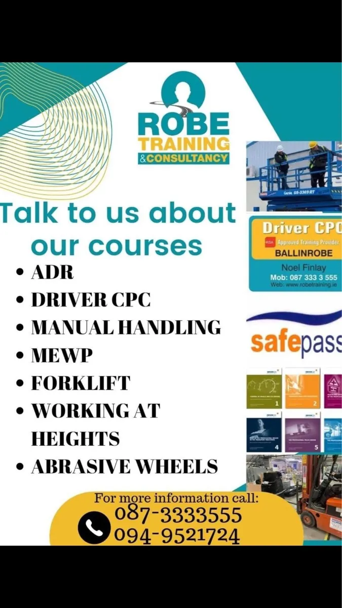 Driver CPC's ...EVENING COURSES, Forklift, MH - Image 4