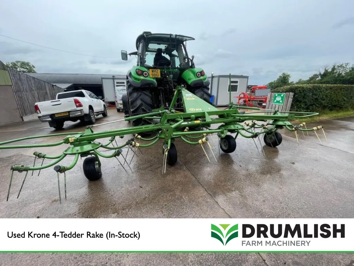 Used Krone 4-Tedder Rake (In-Stock) - Image 3