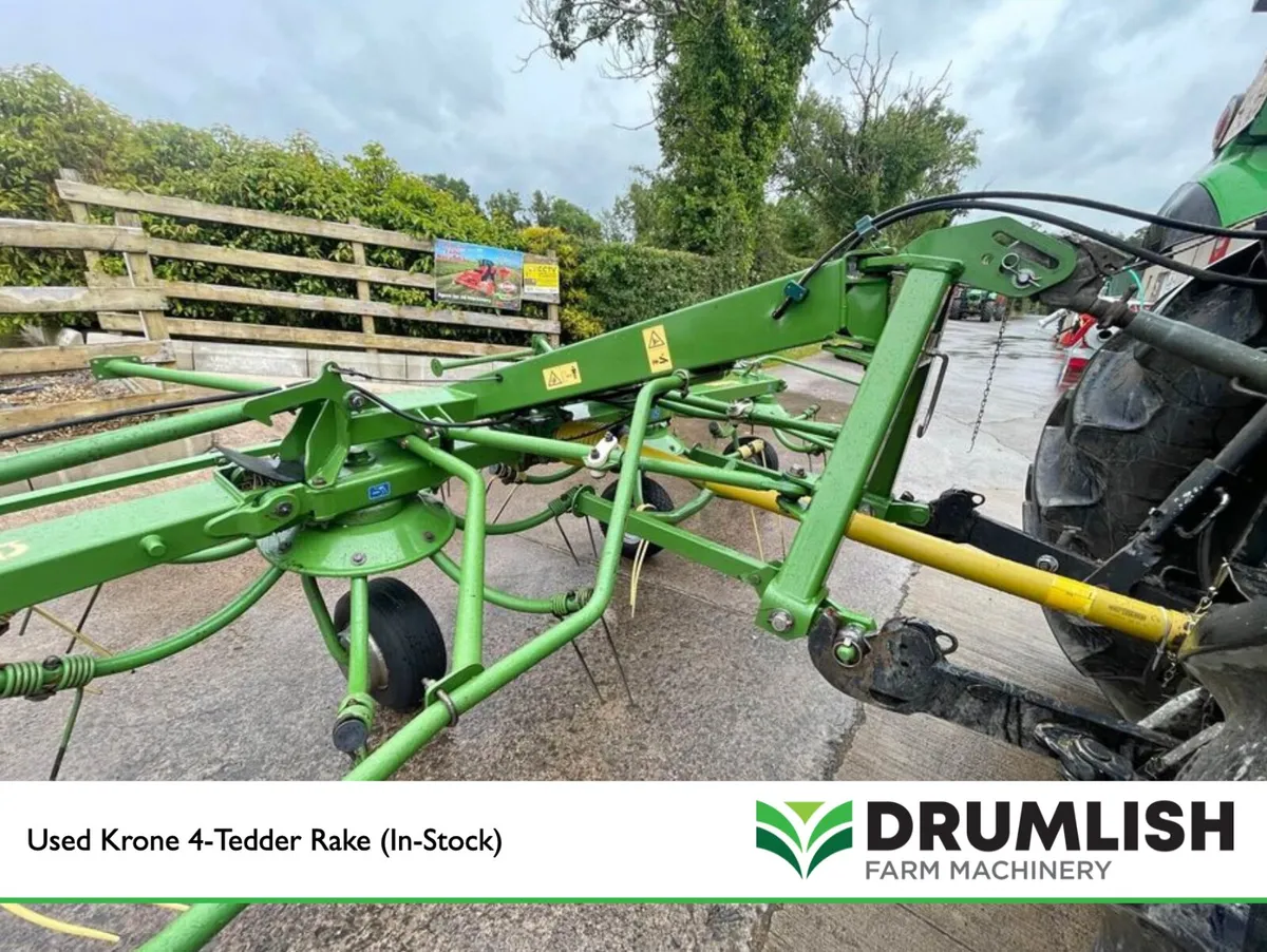 Used Krone 4-Tedder Rake (In-Stock) - Image 2